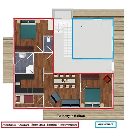 Zeppelin - App Aquamarin Apartment